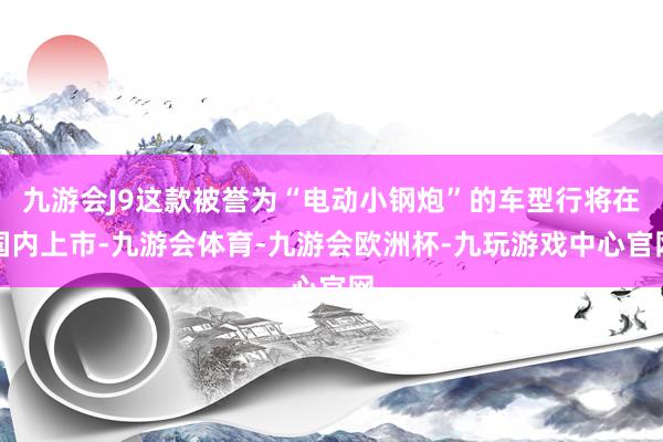 九游会J9这款被誉为“电动小钢炮”的车型行将在国内上市-九游会体育-九游会欧洲杯-九玩游戏中心官网